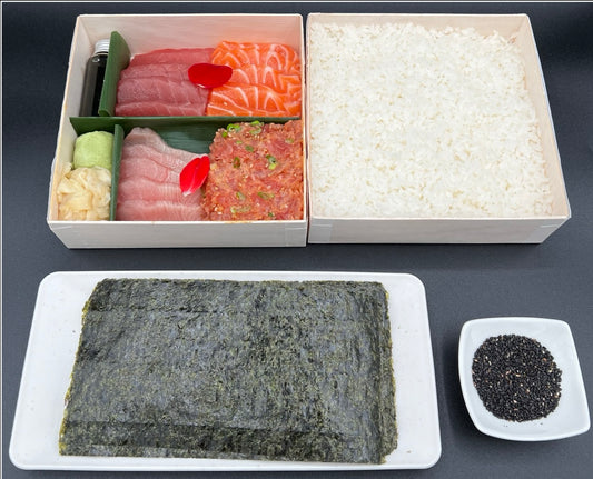 Hand Roll Kit - Spicy Tuna, Hamachi, Tuna, & Salmon