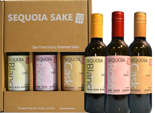 Sequoia Sake - Barrel-aged Gift Box (On Sale for $59.40 + Tax)